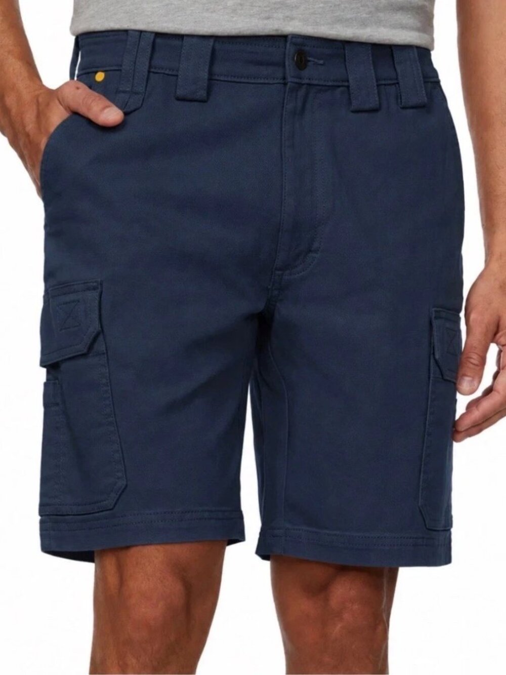 CAT Caterpillar Men's Cargo Shorts Stretch Utility 10" Inseam 38 NWT Blue